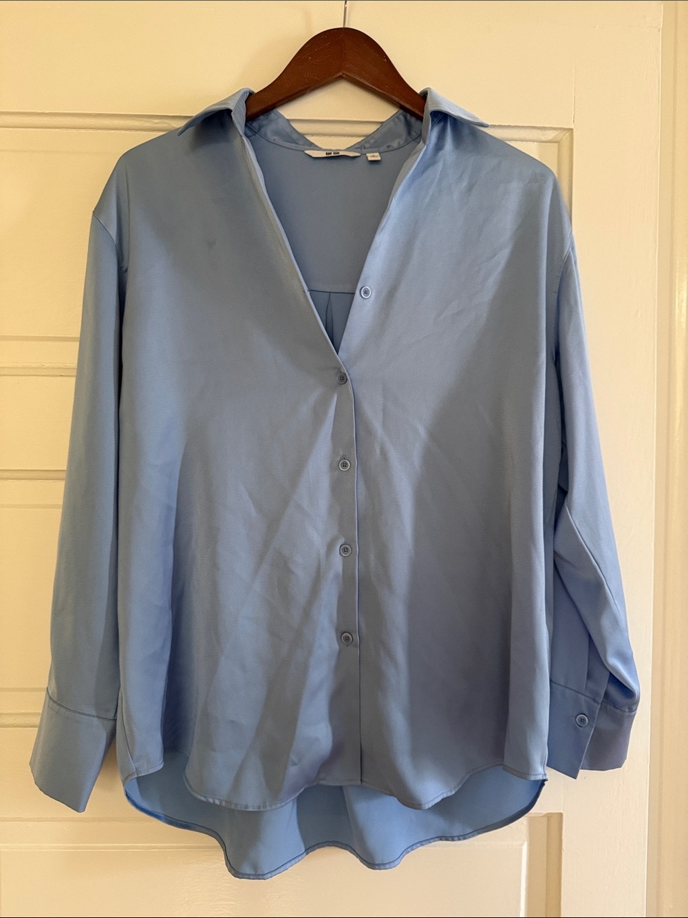 Uniqlo Light Blue Women’s Button Down